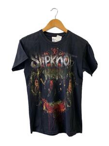 Hanes◆00s/SLIPKNOT/バンドTシャツ/両面プリント/S/コットン/BLK