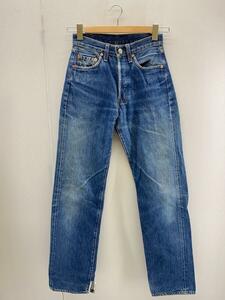 Levi’s◆90S/トップボタン裏555/バレンシア工場製/セルビッチ/黒カン/ボトム/27/デニム/IDG