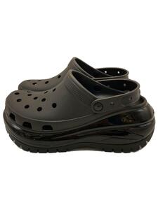 crocs◆サンダル/US9/BLK