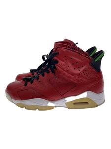 NIKE◆AIR JORDAN 6 RETRO SPIZIKE/エアジョーダンレトロスパイジーク/レッド/26.5cm/