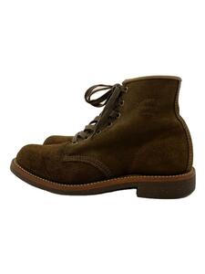 CHIPPEWA◆レースアップブーツ/US8.5/KHK/スウェード/1901M85