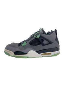 NIKE◆AIR JORDAN 4 RETRO/エアジョーダンレトロ/グレー/308497-033/28cm/GRY