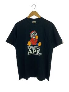 A BATHING APE◆Tシャツ/L/コットン/BLK