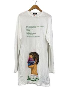 UNDERCOVER◆長袖Tシャツ/1/コットン/ホワイト/総柄/UCU8892-2/アンダーカバー