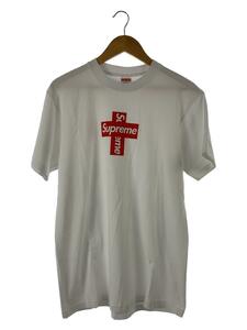 Supreme◆20AW Cross Box Logo Tee/クロスボックスロゴTシャツ/M/ホワイト