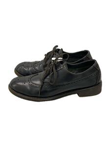 visvim◆ウイングチップ/ドレスシューズ/US9.5/BLK/踵割れ有