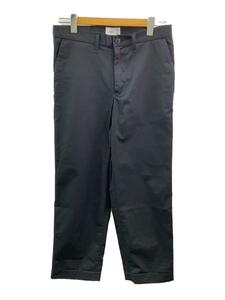 WTAPS◆22AW CREASE TROUSERS CTPL/ボトム/2/ポリエステル/BLK/222BRDT-PTM04