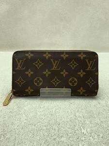 LOUIS VUITTON◆2)ジッピー・ウォレット_モノグラム・キャンバス_BRW_ローズバレリーヌ/PVC/BRW/モノグラム/レ