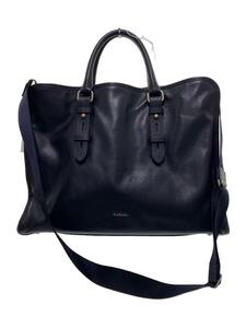 Paul Smith* bag / leather /BLK/ plain 