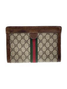 GUCCI◆クラッチバッグ/-/BRW/総柄/67・014・2125