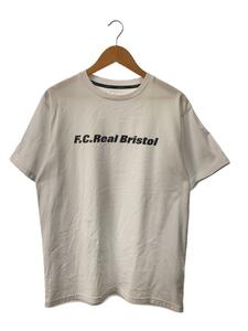 F.C.R.B.(F.C.Real Bristol)◆Tシャツ/L/コットン/WHT/FCRB-210064/エフシー/白/ホワイト/