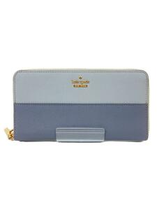 kate spade new york◆長財布/レザー/GRY/レディース/PWRU5073B