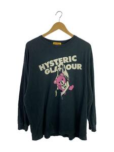 HYSTERIC◆長袖Tシャツ/FREE/コットン/BLK/01223CL15