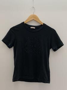 MONCLER◆Tシャツ/S/コットン/BLK/無地/c-scom-21-51119