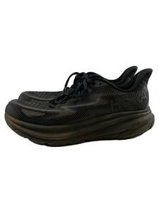 HOKA ONE ONE◆M CLIFTON 9 WIDE/ローカットスニーカー/26.5cm/BLK/1132210 BBLC