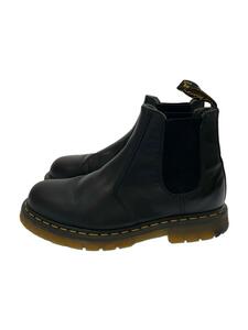 Dr.Martens◆サイドゴアブーツ/US9/BLK/レザー/24040