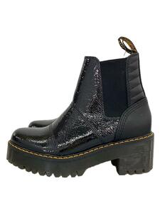 Dr.Martens◆サイドゴアブーツ/US5/BLK/エナメル/WMS 27723001