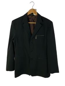 GAULTIER HOMME objet◆ジップポケットデザイン/テーラードジャケット/48/ポリエステル/BLK