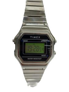 TIMEX◆クォーツ腕時計/デジタル/BLK/SLV/TW2T48200
