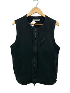 nonnative◆HIKER VEST COTTON SWEAT/ベスト/2/コットン/BLK/NN-V4205