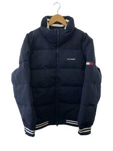 TOMMY HILFIGER◆ダウンジャケット/XL/ナイロン/NVY/トミーヒルフィガー