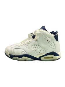 NIKE◆AIR JORDAN 6 RETRO_エアジョーダン 6 レトロ/22.5cm/WHT