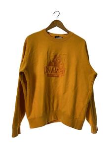 X-LARGE◆EMBROIDERY CREWNECK SWEAT/スウェット/L/コットン/YLW/01184229