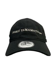 NEW ERA◆ニューエラ×ヨウジヤマモト/20SS/HN-H96-868/キャップ/FREE/コットン/ブラック//