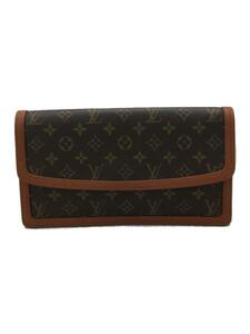 LOUIS VUITTON◆ポシェット・ダム_モノグラム_BRW/PVC/BRW//