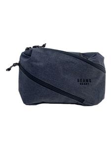 BEAMS HEART◆ショルダーバッグ/PVC/GRY/無地