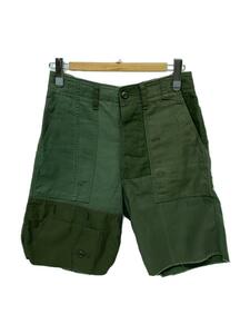 Rebuild by Needles◆Military Short Pants/再構築/パッチワーク/ショートパンツ/XS/コットン/グリーン