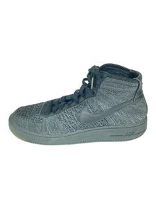 NIKE◆AF1 ULTRA FLYKNIT MID/エアフォースワンウルトラフライニットミッド/ブラック/28.5cm/BL