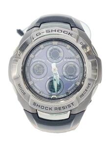 CASIO◆ソーラー腕時計/デジアナ/ステンレス/PUP/SLV/SS/GW-1200TDJ-8AJF/G-SHOCK