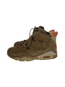 NIKE◆AIR JORDAN 6 RETRO_エアジョーダン 6 レトロ/25cm/CML/スウェード