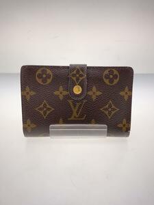 LOUIS VUITTON◆ポルト・モネ・ビエ・ヴィエノワ_モノグラム・キャンバス_BRW/PVC/BRW/レディース