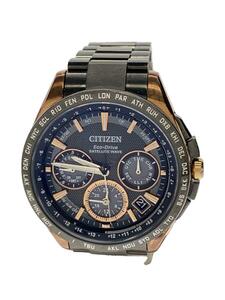 CITIZEN◆ソーラー腕時計/アナログ/チタン/BLK/BLK/チタン/F900-T021565