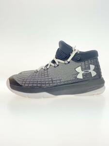 UNDER ARMOUR◆ハイカットスニーカー/27cm/GRY/3020766-001