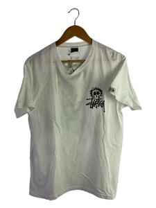 STUSSY◆Tシャツ/M/コットン/WHT