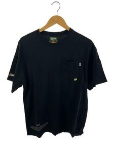 WIND AND SEA◆20AW/×Danner/WDS T-Shirt/Tシャツ/L/コットン/BLK/421A7010199