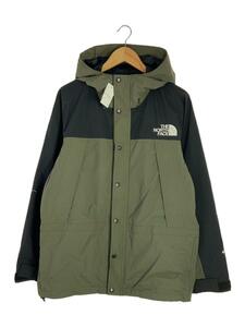 THE NORTH FACE◆MOUNTAIN LIGHT JACKET_マウンテンライトジャケット/L/ナイロン/KHK/無地