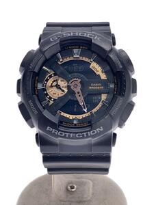 CASIO◆クォーツ腕時計・G-SHOCK/デジアナ/BLK//