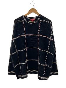 Supreme◆23ss/Quilt Stitch Sweater/セーター/XL/ウール/BLK//