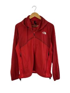 THE NORTH FACE◆FUSEFORM SWL HOODIE_ヒューズフォーム スワローテイル フーディ/L/ナイロン/RED/無地