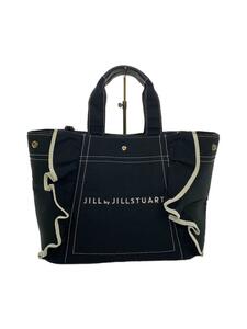 JILLSTUART◆トートバッグ/キャンバス/BLK/無地/125-0183208