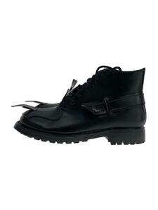 JOHN MOORE/RUBBER COMBAT BOOTS/ブーツ/UK9/BLK/JM-RCB