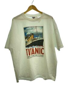 JERZEES◆90S/TITANIC/Tシャツ/XL/コットン/WHT//