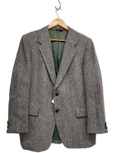 Harris Tweed/USA製/KUPPENHEEIMER/テーラードジャケット/-/ウール/GRY