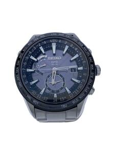 SEIKO◆ソーラー腕時計/アナログ/7X52-0AE0/汚れ・小傷有/時刻ズレ/要手動設定