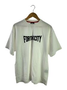 FTC◆FORTHECITY TEE/M/コットン/WHT/FTC023SUMSH11