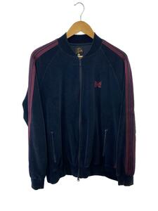 Needles◆Track Jacket Velour/L/コットン/NVY/HM230/袖変色有